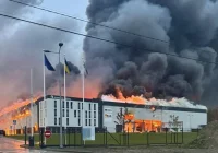 Po rosyjskim ataku we Lwowie pożar w parku przemysłowym; są zabici - zdjęcie główne