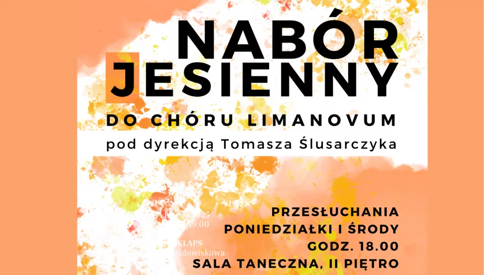 Jesienny nabór do chóru LimaNovum! - zdjęcie 1