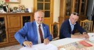 Odbiór wyremontowanego muru przy zabytkowym kościele w Nowym Rybiu - zdjęcie 2