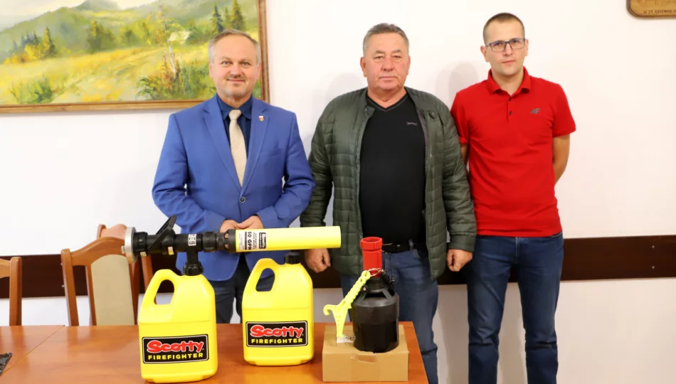 Nowa prądnica pianowa dla OSP Nowe Rybie - zdjęcie 1