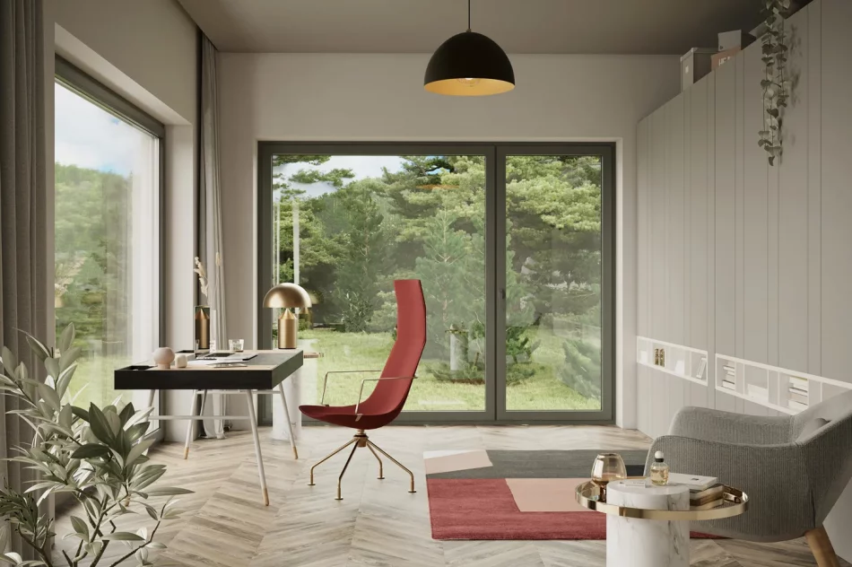 Okna pasywne w nowoczesnej architekturze - design i duże przeszklenia bez strat ciepła - zdjęcie 3