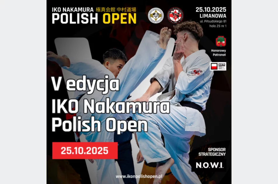 Miasto Limanowa wspiera organizację 5.edycji turnieju IKO Nakamura Polish Open 2025 - zdjęcie 6