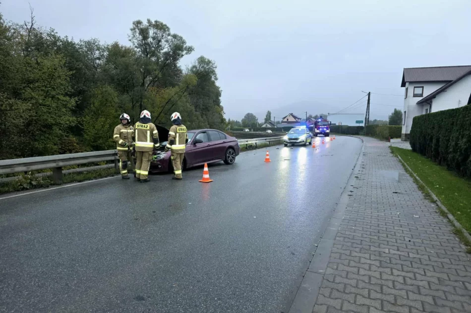 Nietrzeźwy 18-latek w BMW uderzył w bariery - zdjęcie 2