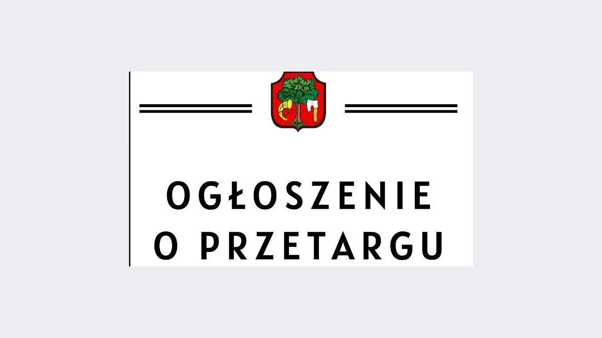 Ogłoszenie o przetargu na dzierżawę miejsc handlowych w celu sprzedaży zniczy, kwiatów