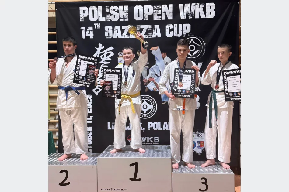 Polish Open WKB: limanowscy karatecy z medalami - zdjęcie 3