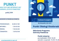 Informacja o funkcjonowaniu Punktów Konsultacyjnych – „Czyste Powietrze” oraz Punkt Obsługi Ekodoradcy - zdjęcie główne