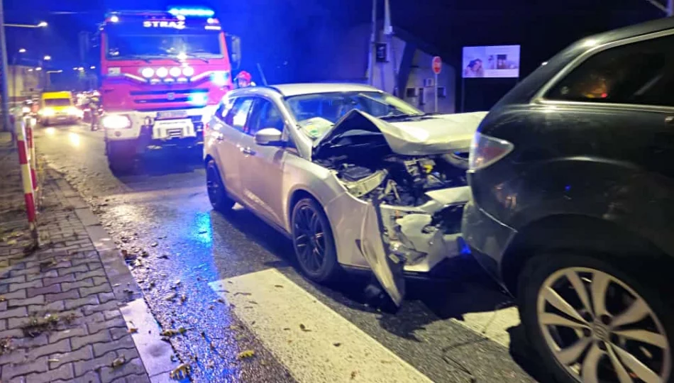 Piesza potrącona na pasach w wyniku kolizji - zdjęcie 1