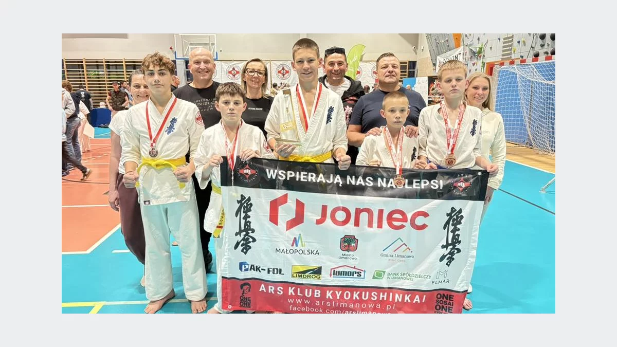 Puchar Polski Karate Kyokushin – świetny start i 5 medali limanowskich karateków ARS Limanowa–JONIEC TEAM!
