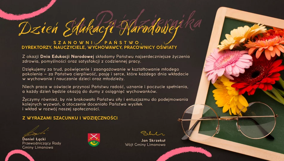 Życzenia z okazji Dnia Edukacji Narodowej 2025 - zdjęcie 1