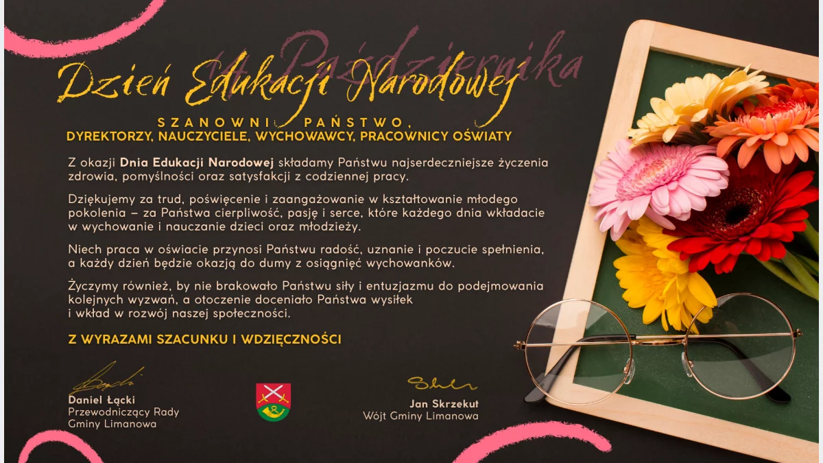 Życzenia z okazji Dnia Edukacji Narodowej 2025