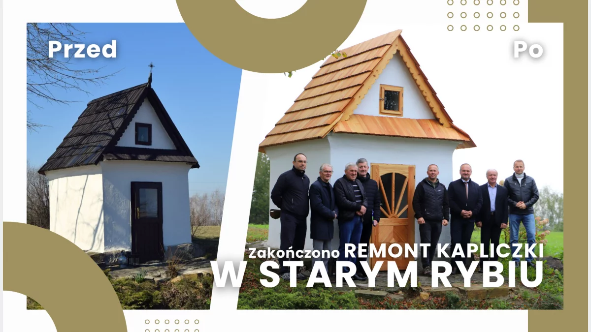 Zakończono remont kapliczki w Starym Rybiu