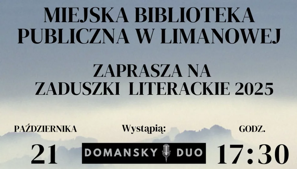 Zaduszki Literackie w bibliotece – poezja i muzyka w jesiennym nastroju - zdjęcie 1