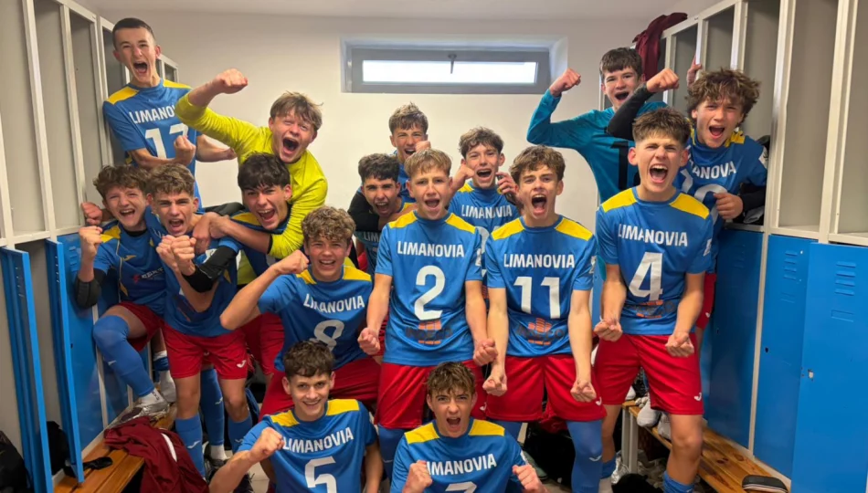 Centralna Liga. Limanovia zgarnęła komplet punktów. Hat-trick Kałużnego. - zdjęcie 1