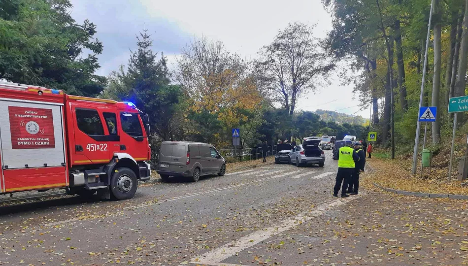 Zderzenie trzech aut, jedna osoba ranna - zdjęcie 1
