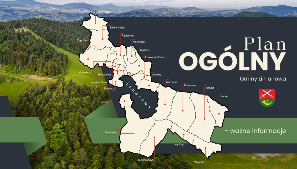Plan Ogólny Gminy Limanowa – ważne informacje - zdjęcie 1