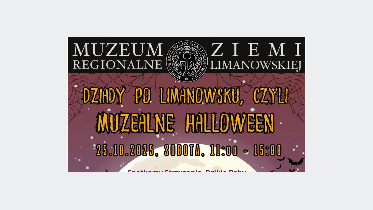 Warsztaty „Dziady po limanowsku”, czyli „Muzealne Hallween” w Muzeum Regionalnym Ziemi Limanowskiej