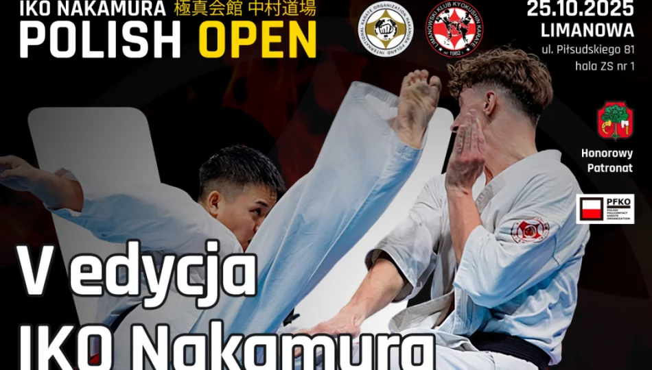 25 pażdziernika odbędzie się 5. edycja IKO Nakamura Polish Open 2025 - zdjęcie 1