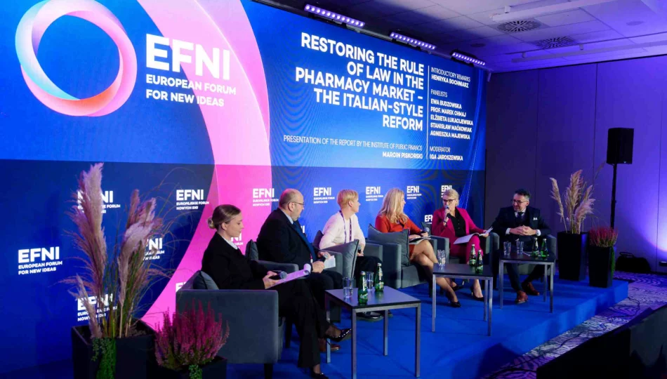 Eksperci podczas EFNI: zasada „apteka tylko dla aptekarza” - czas na zmianę "szkodliwej" regulacji - zdjęcie 1