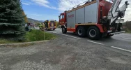 Auto w rowie, jedna osoba w szpitalu - zdjęcie 3
