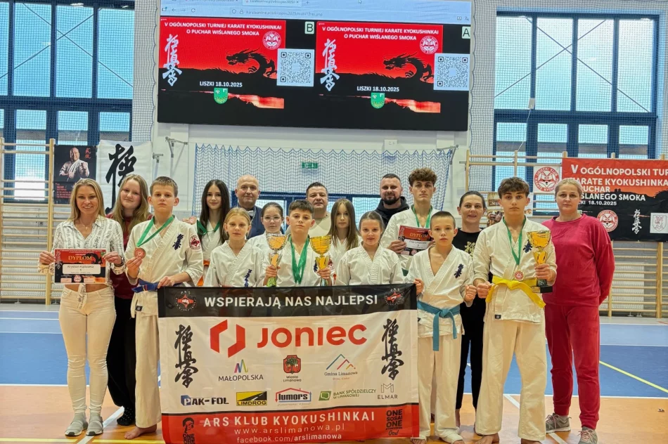 V Ogólnopolski Turniej Karate Kyokushinkai o Puchar Wiślanego Smoka 6 medali i kolejny udany start karateków ARS Limanowa – JONIEC Team - zdjęcie 9