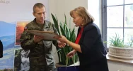 Zmiana dowódcy 11. Małopolskiej Brygady Obrony Terytorialnej. Podziękowania i gratulacje od Burmistrz Limanowej - zdjęcie 3