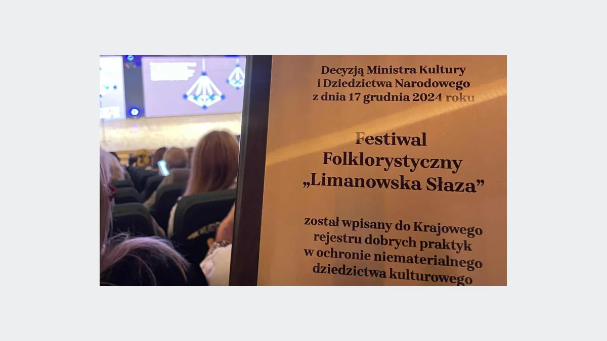 Festiwal „Limanowska Słaza” w gronie dobrych praktyk niematerialnego dziedzictwa kulturowego!