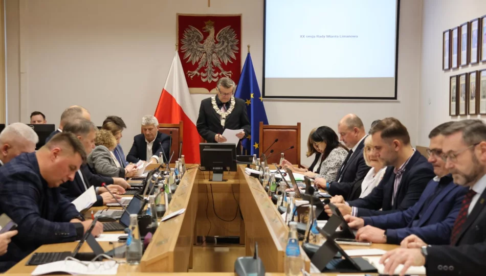 XX Sesja Rady Miasta Limanowa - zdjęcie 1