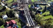 Nowy most kolejowy rośnie nad Limanową - zdjęcie 4