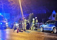Rowerzysta pod wpływem i kolizja na DK28 - zdjęcie główne