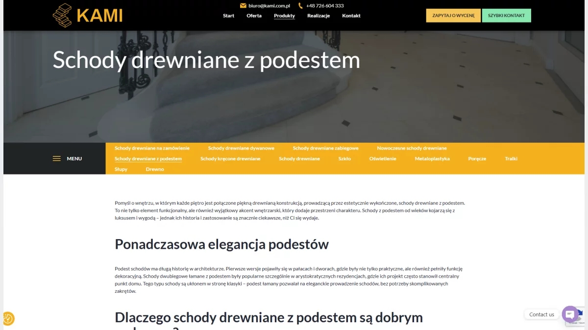 Dlaczego warto postawić na schody drewniane z podestem?