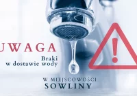 Braki w dostawie wody w miejscowości Sowliny - zdjęcie główne