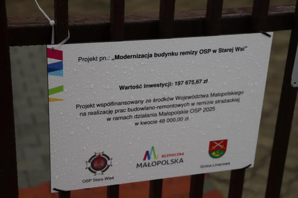 Modernizacja budynku i podjazdu, wymiana kotła gazowego oraz doposażenie OSP w Starej Wsi - zdjęcie 14