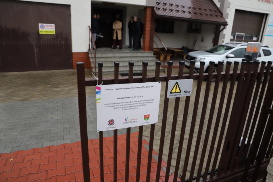 Modernizacja budynku i podjazdu, wymiana kotła gazowego oraz doposażenie OSP w Starej Wsi - zdjęcie 15