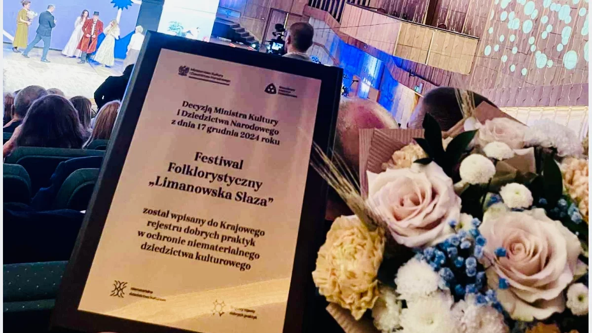 „Limanowska Słaza”: uroczyste wyróżnienie w Warszawie