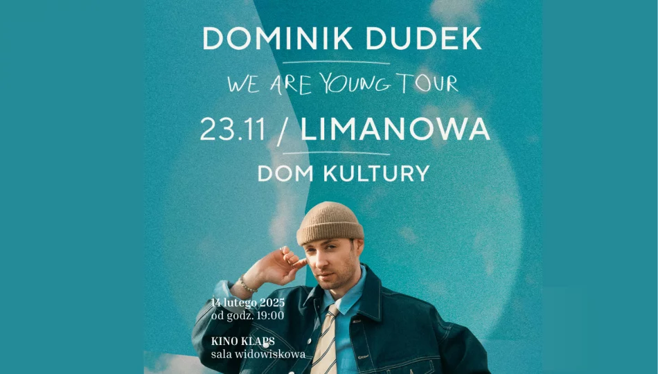 Dominik Dudek wystąpi w Limanowskim Domu Kultury! - zdjęcie 1