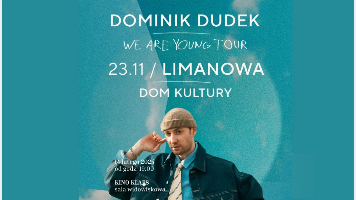 Dominik Dudek wystąpi w Limanowskim Domu Kultury!