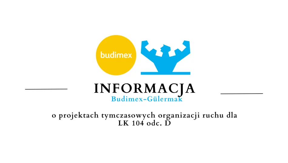 Planowane tymczasowe organizacje ruchu w związku z budową linii kolejowej 104 - zdjęcie 1
