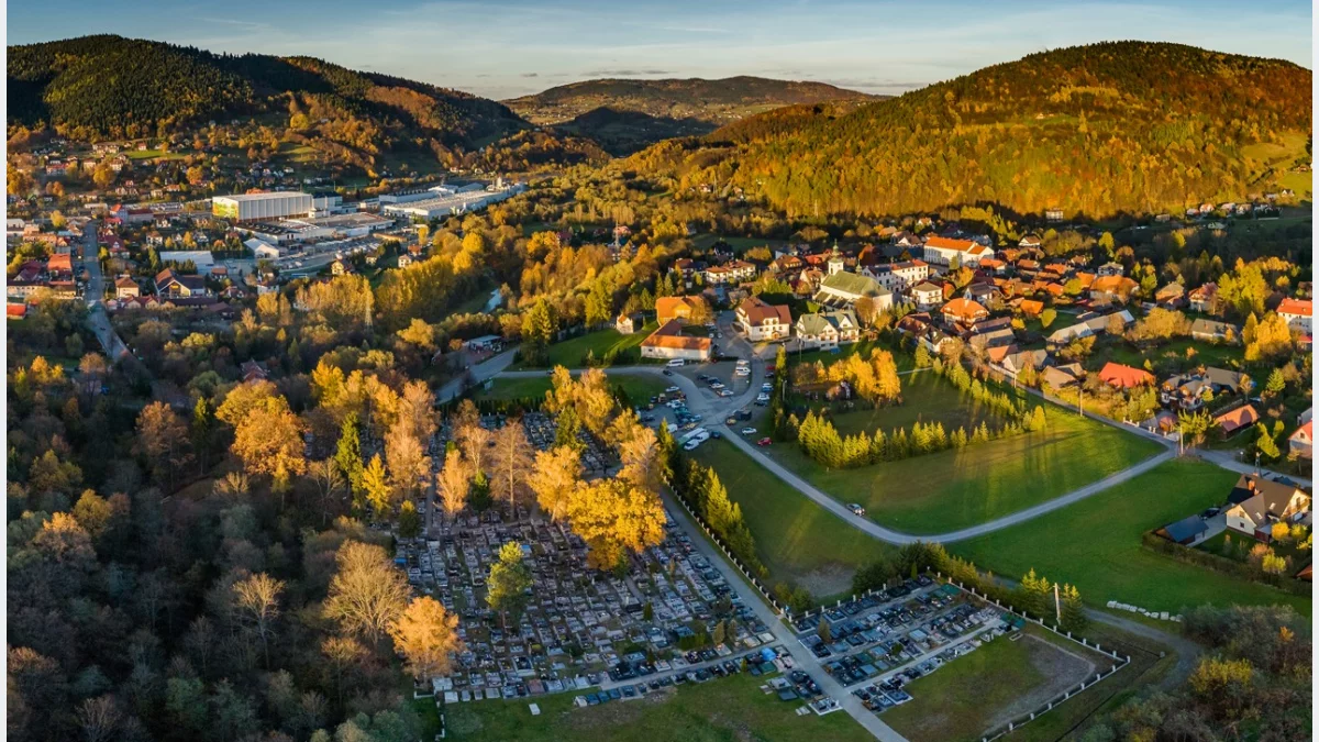 Panorama Tymbarku (fot. Rafał Ociepka)