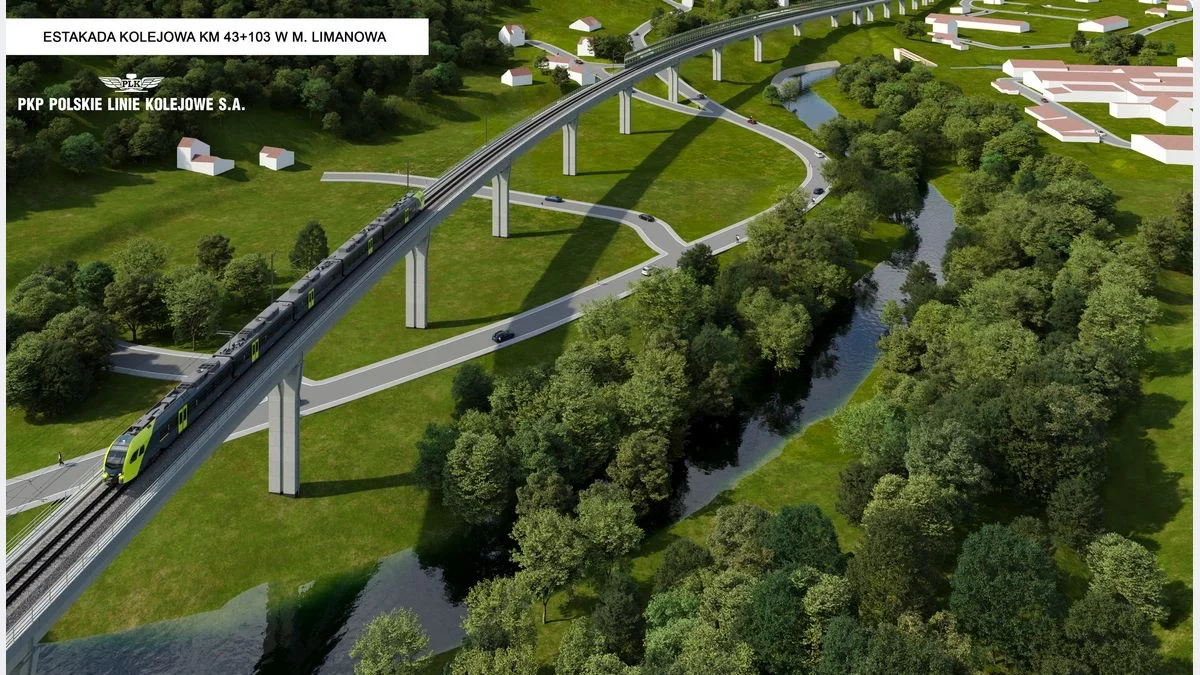 Tunel, estakada i nowe tory. Wybrano wykonawcę odcinka Limanowa–Tymbark