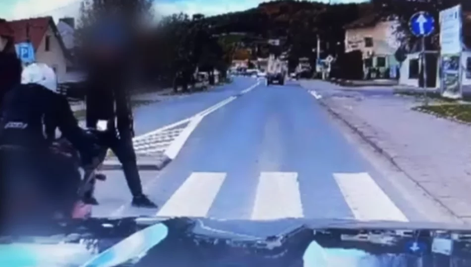 Areszt dla motocyklisty, który potrącił pieszego i uciekał (wideo) - zdjęcie 1