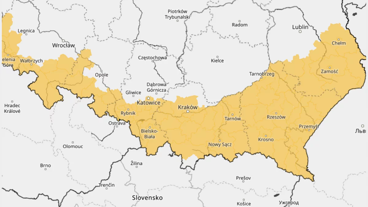 IMGW ostrzega przed gęstą mgłą. Widzialność spadnie miejscami do 100 metrów. Możliwe przymrozki