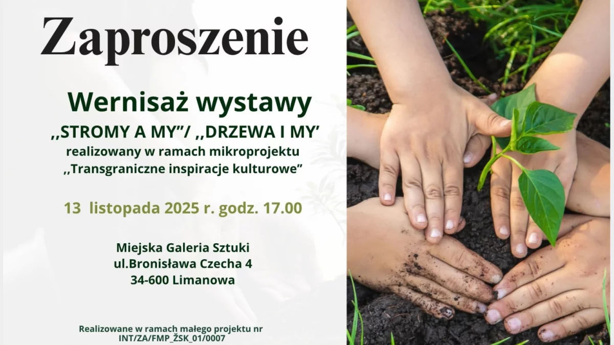 Miejska Biblioteka Publiczna zaprasza na wernisaż wystawy „Stromy a my”/”Drzewa i my”