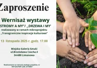 Miejska Biblioteka Publiczna zaprasza na wernisaż wystawy „Stromy a my”/”Drzewa i my” - zdjęcie główne