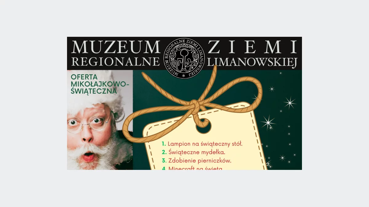 Muzeum zaprasza najmłodszych na pełne magii warsztaty mikołajkowe i świąteczne