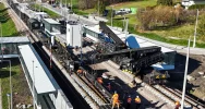 Pociąg przywiózł nowe tory. Pasażerowie dojadą tu w grudniu (ZDJĘCIA) - zdjęcie 4