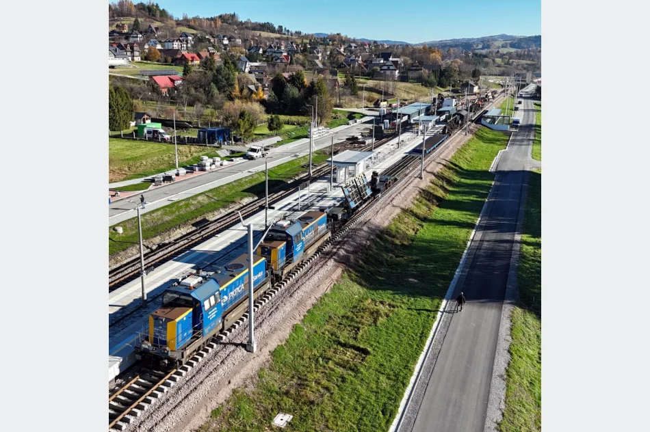 Pociąg przywiózł nowe tory. Pasażerowie dojadą tu w grudniu (ZDJĘCIA) - zdjęcie 5