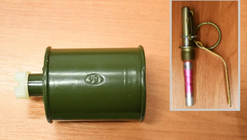 Przyniosła na komisariat policji... granat - zdjęcie 1