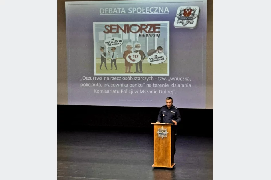 Debata o bezpieczeństwie seniorów. Policja apeluje o czujność - zdjęcie 4