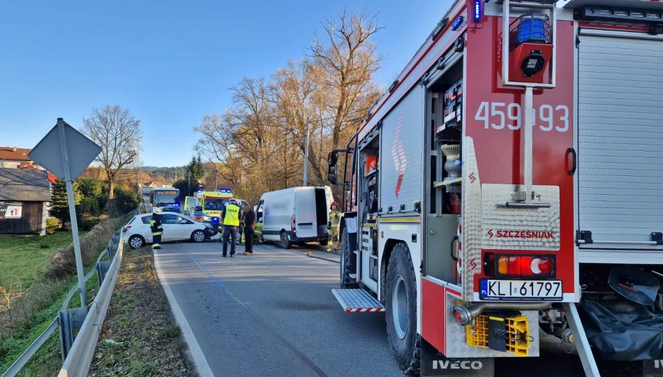 Trzy osoby w szpitalu, korki w całym mieście - zdjęcie 1