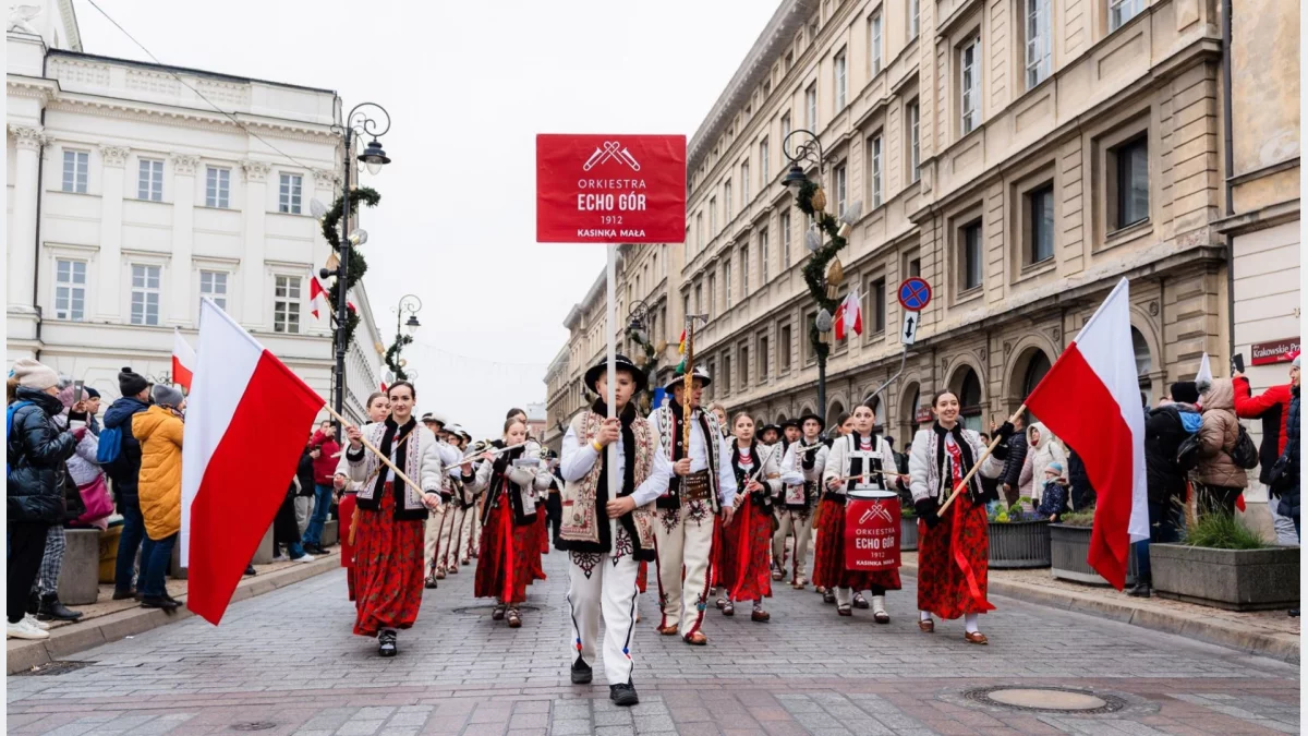 Orkiestra Echo Gór z Kasinki Małej w Warszawie/ fot.: Tomasz Tołłoczko - profil Facebook orkiestry